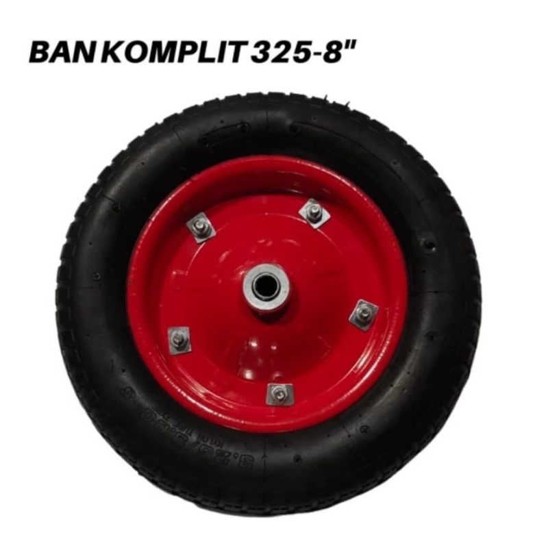 BAN ANGKONG BAN GEROBAK BAN KOMPLIT LUAR DALAM + PELG