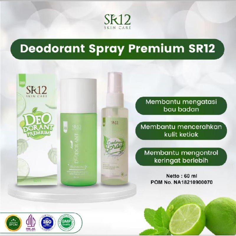 DEODORANT SPRAY SR12- DEODORANT SPRAY PREMIUM SR12