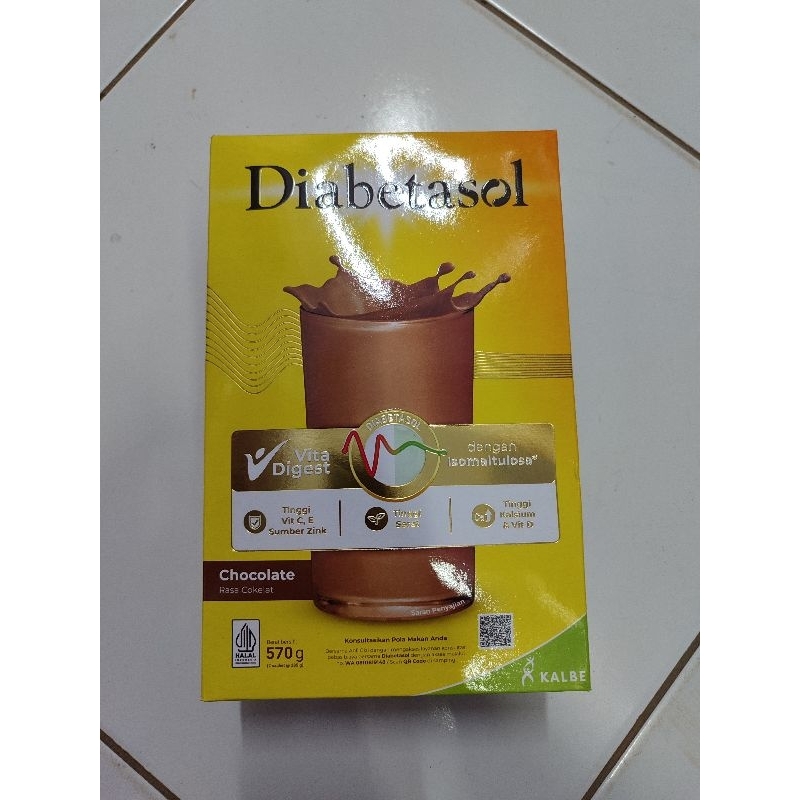 

Susu Diabetasol Rasa Cokelat 570gr