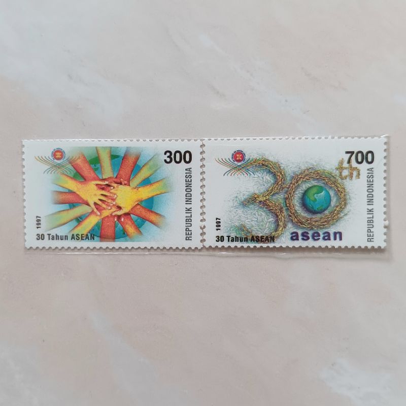 

(BD1) Perangko Indonesia 1997 30 Tahun Asean Set Lengkap 2 pcs Mint