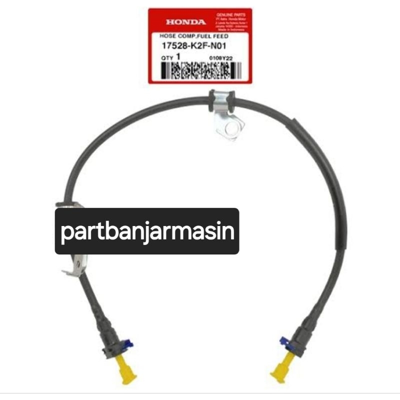 17528K2FN01 SELANG BENSIN SCOOPY 2021-2024 HOSE COMP FUEL FEED SCOOPY 2021 SELANG BENSIN K2F SELANG 