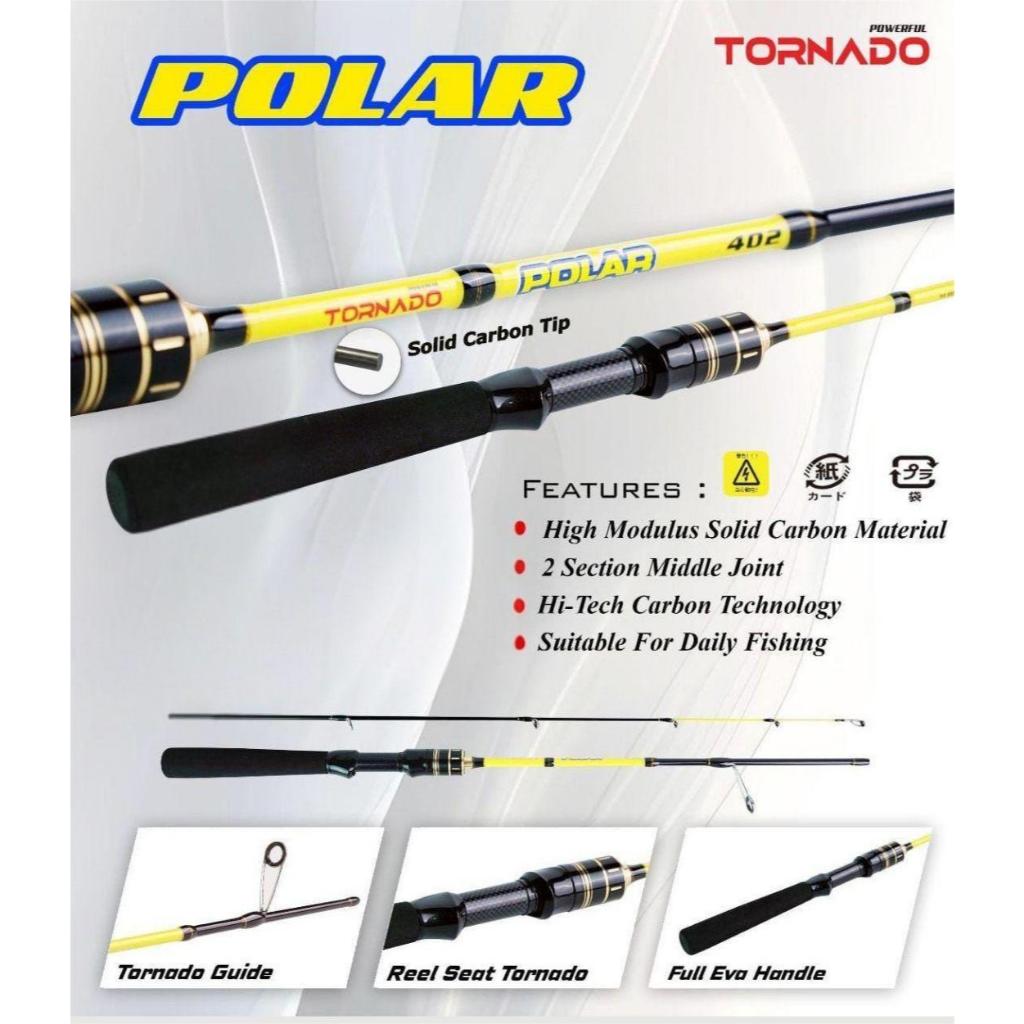 Joran Tornado Polar Spinning 120cm, 135cm, 150cm, Joran Carbon Solid, Joran Kolam