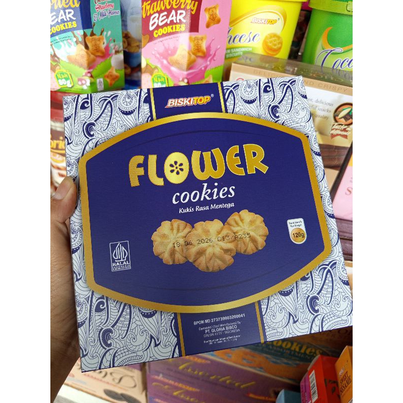 

FLOWER COOKIES 120gr Biskitop