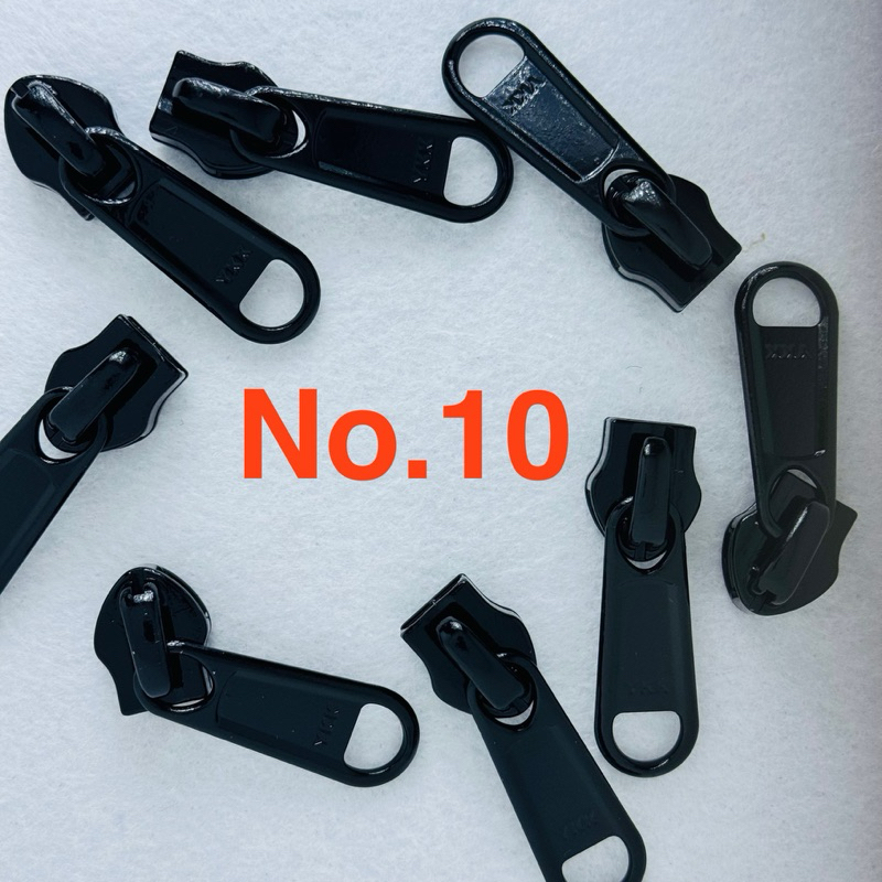 kepala resleting no 10 nilon/coil ykk