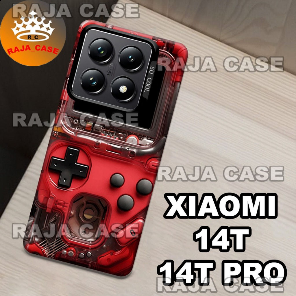 (RC18) Case HP XIAOMI 14T/14T PRO/Motif Gameboy/casing XIAOMI 14T/14T PRO Softcase  XIAOMI 14T/14T P