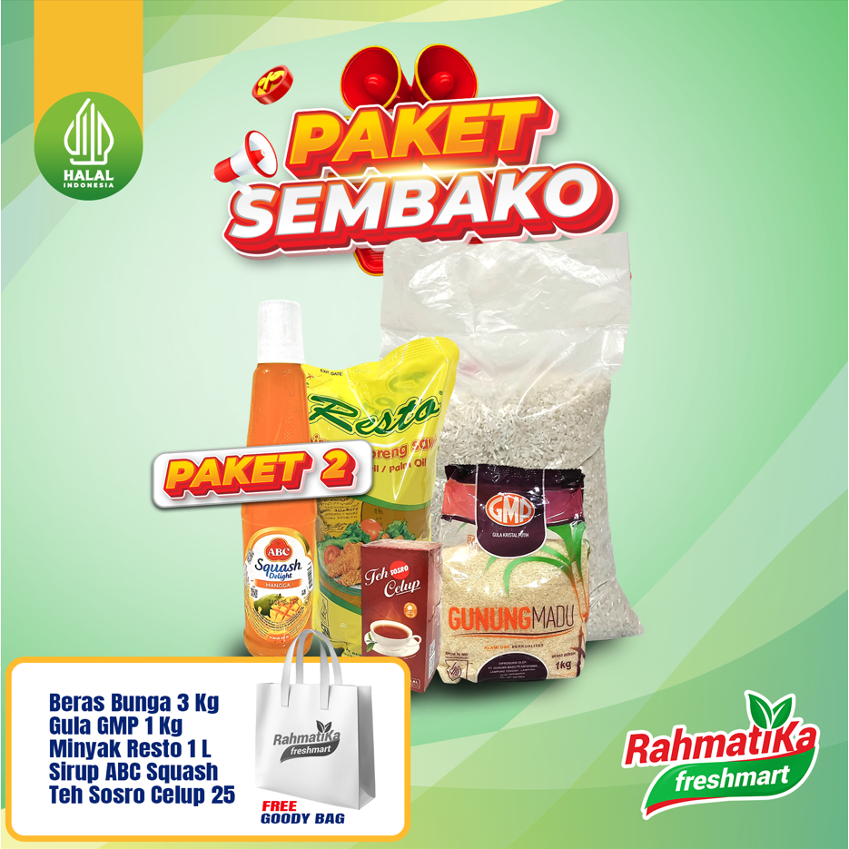 

(PAKET 2) Paket Sembako / Hampers Lebaran