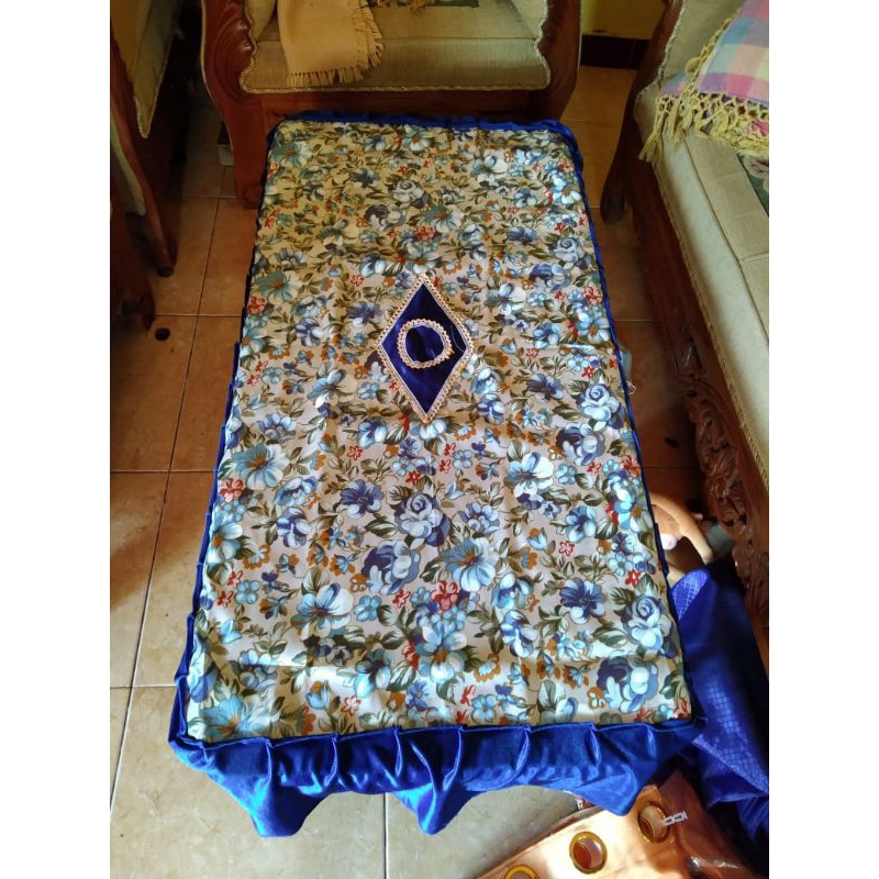 taplak meja bunga rempel/taplak meja cantik