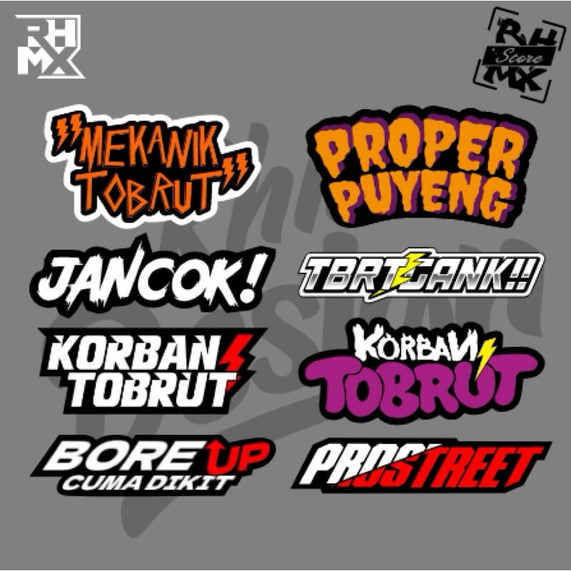 sticker racing pack motor viral terbaru stiker bore up stiker vinyl stiker list sponsor stiker prost