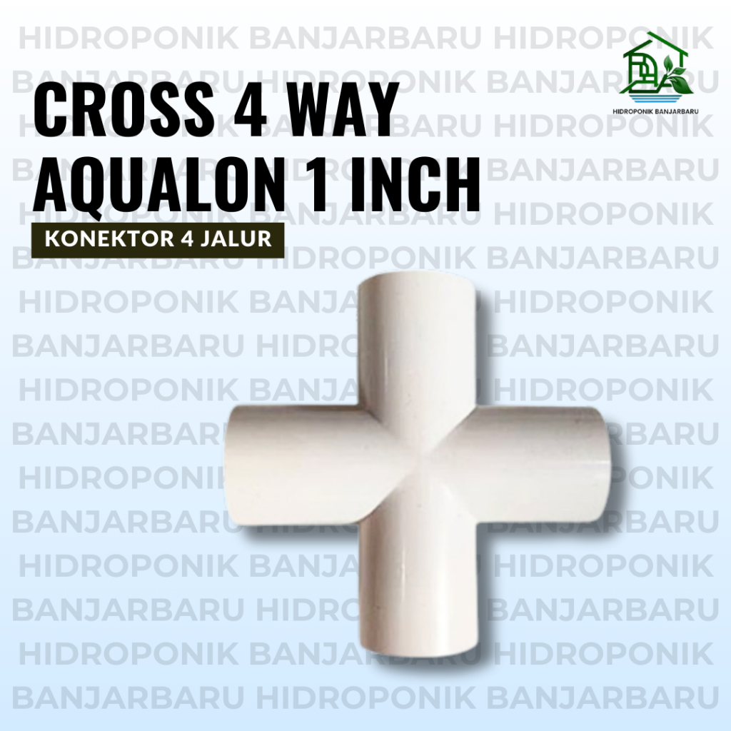 TEE 4 WAY (CROSS) 1 INCH AQUALON