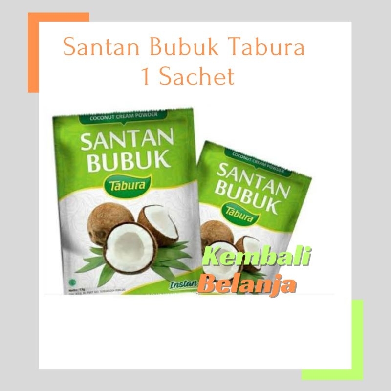 

Santan Bubuk Tabura 1 Sachet/ Santan Instan Praktis/ Santan Bubuk/ Bumbu Masak Praktis
