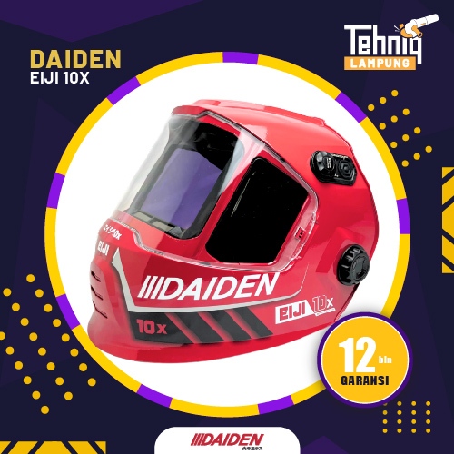 Daiden Eiji 10X Kedok Las Otomatis | Helmet Eiji 10X Daiden | Helm Las Daiden Eiji 10X