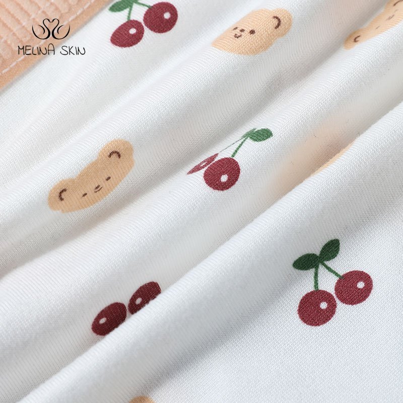 KLPB 5PCS / Set Dalam Wanita Celana Pendek Wanita Celana Pendek Seksi Celana Dalam Wanita Katun Mid