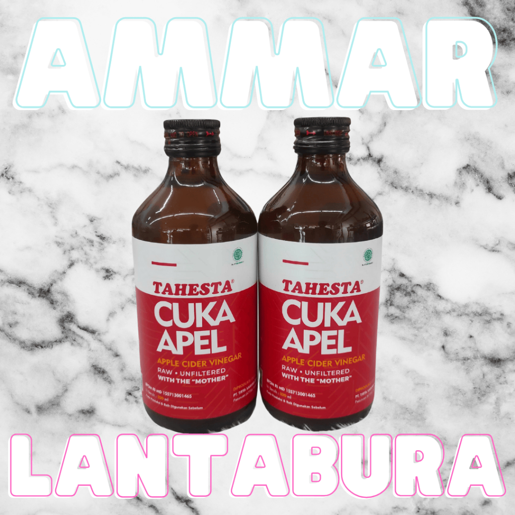 

Cuka Apel Tahesta 320ml Cider Vinegar