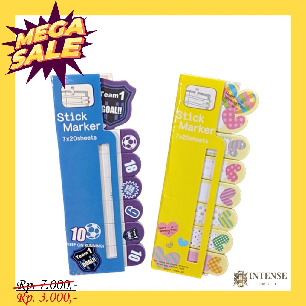 

MEMO POST STICKER MARKER 7X20 SHEETS (6920367206478)