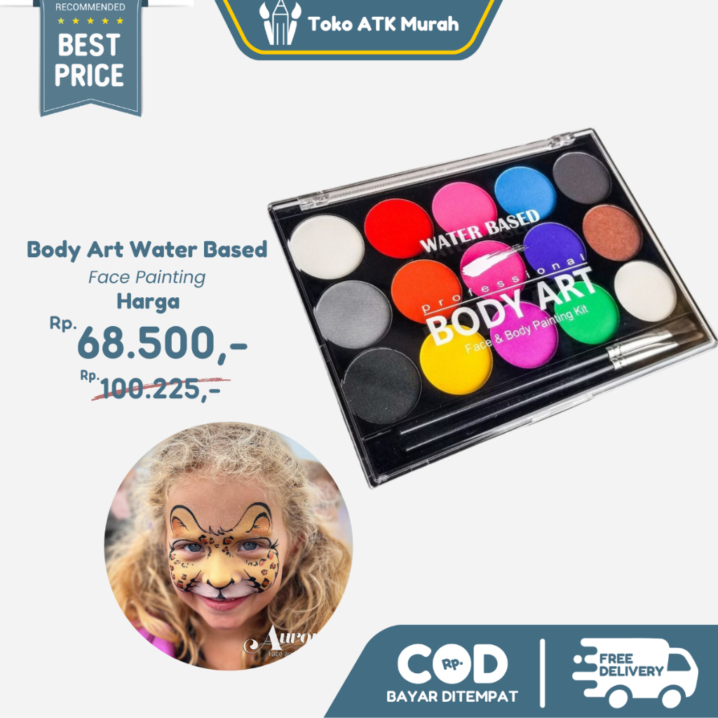 Body Art Face & Body Painting Kit
