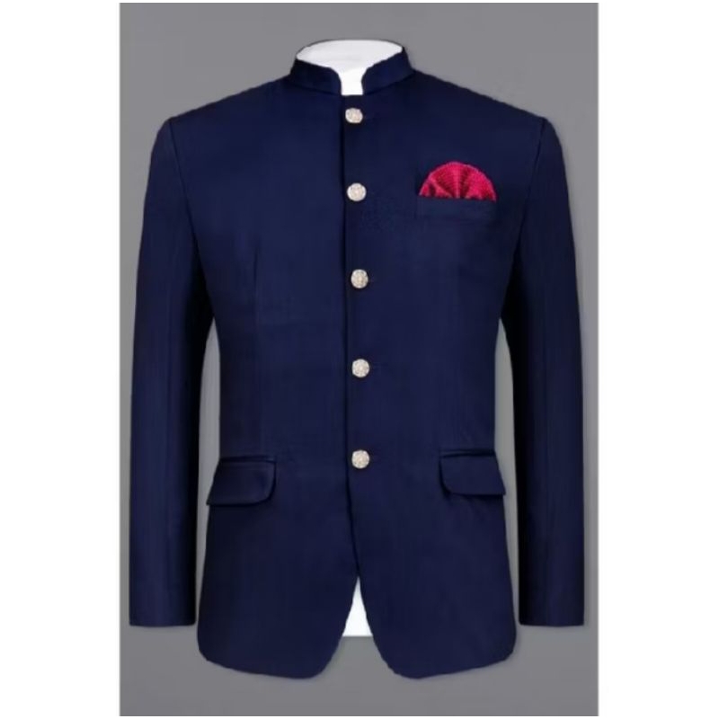 Terbaru Jas Semi Koko Saku Tutup /Jas Santri/Jas Mandarin Kancing Garuda/Jas Koko Pria Mandarin