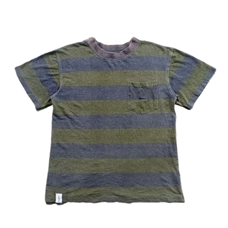 Tshirts / Kaos Descendant Turtoise Border Stripes By Wtaps Japan Men Women Preloved Original