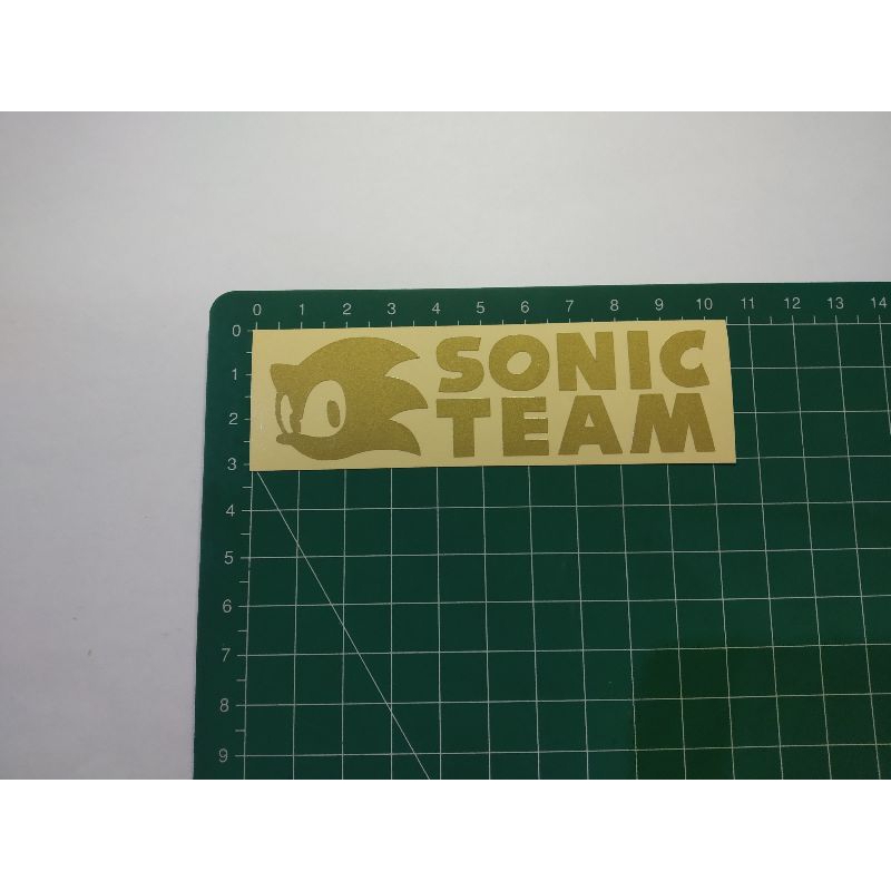 

stiker cutting sonic team