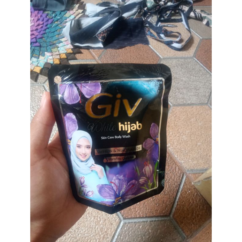 [Giv] Giv White Hijab Sabun Cair kemasan Sachet 60 ml