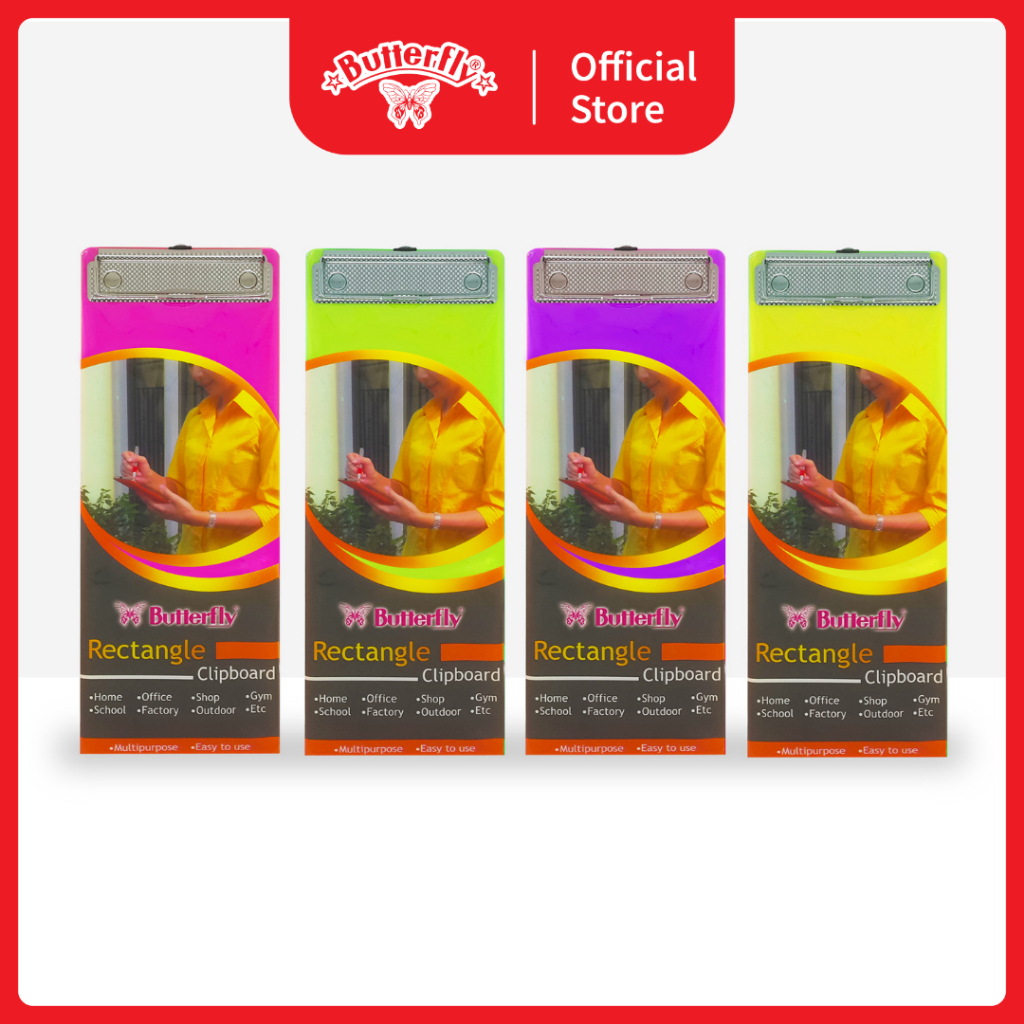 

Butterfly Clipboard Rectangle / Panjang