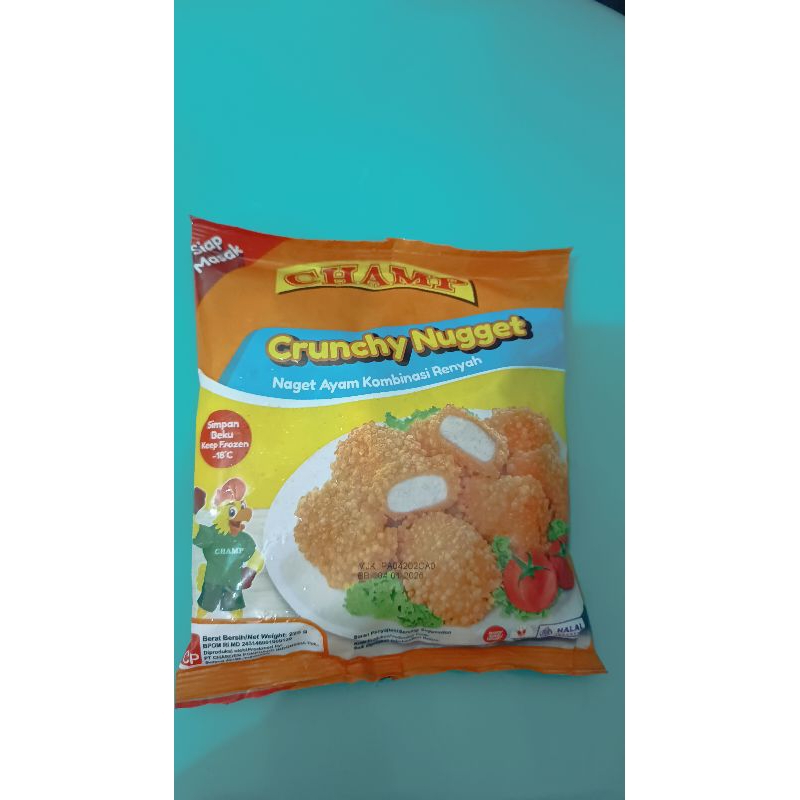 

Champ Crunchy Nugget 225gr CHAMP Nagget Ayam krispi 225gr