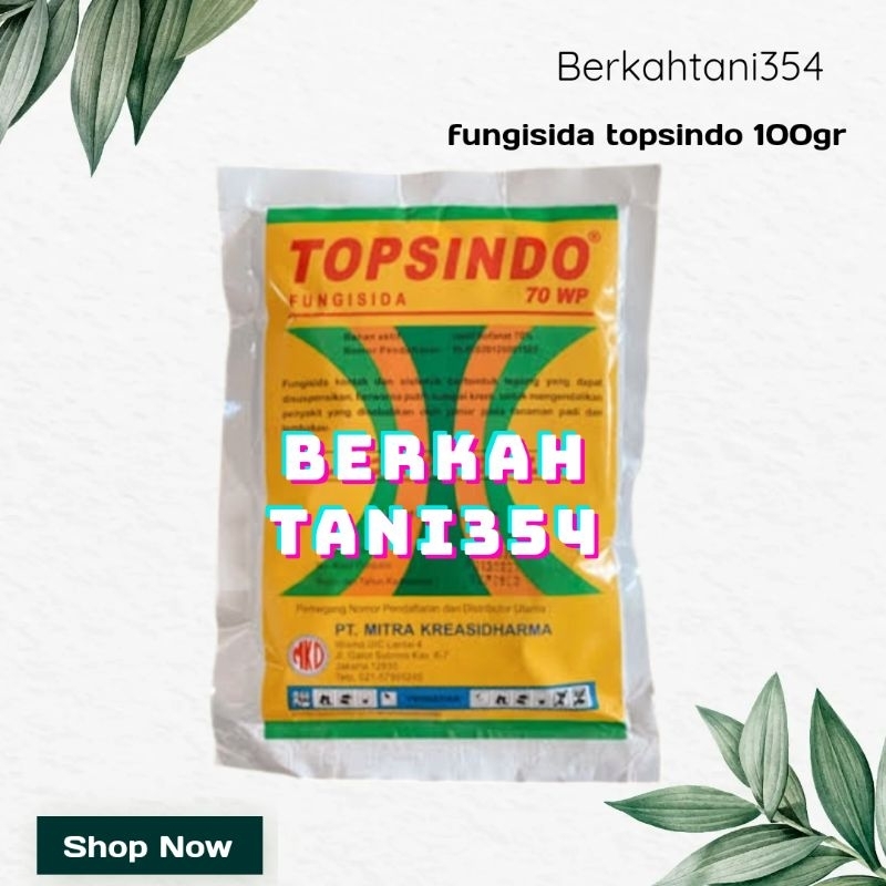 Fungisida topsindo 70wp 100gram pembasmi jamur padi topsindo 100gram fungisida