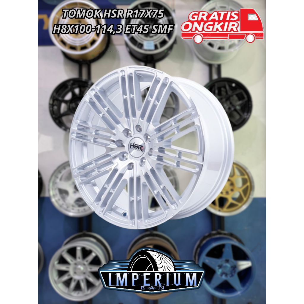 Velg Mobil Hsr Tomok Ring 17 Double Pcd Avanza Xenia Jazz Yaris Raize Lancer Livina Dll