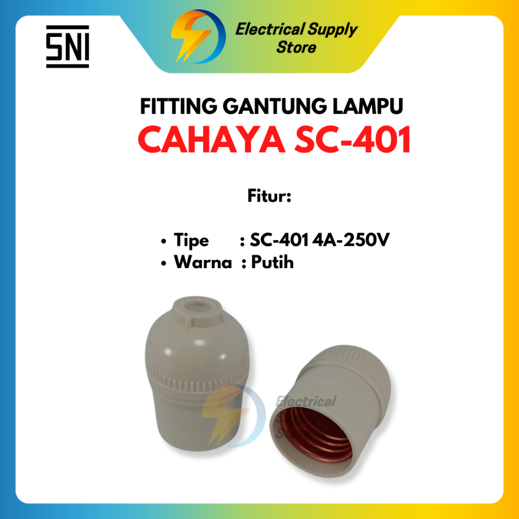 FITTING GANTUNG LAMPU CAHAYA SC-401