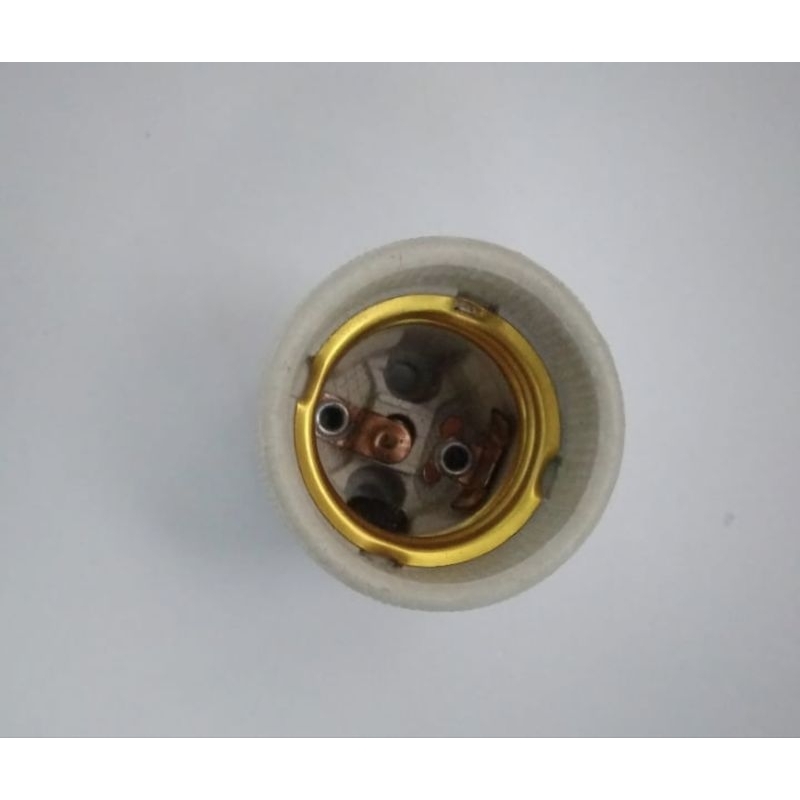 Fitting Keramik E27 Fitting Lampu Porcelain Fitting Plafon E 27