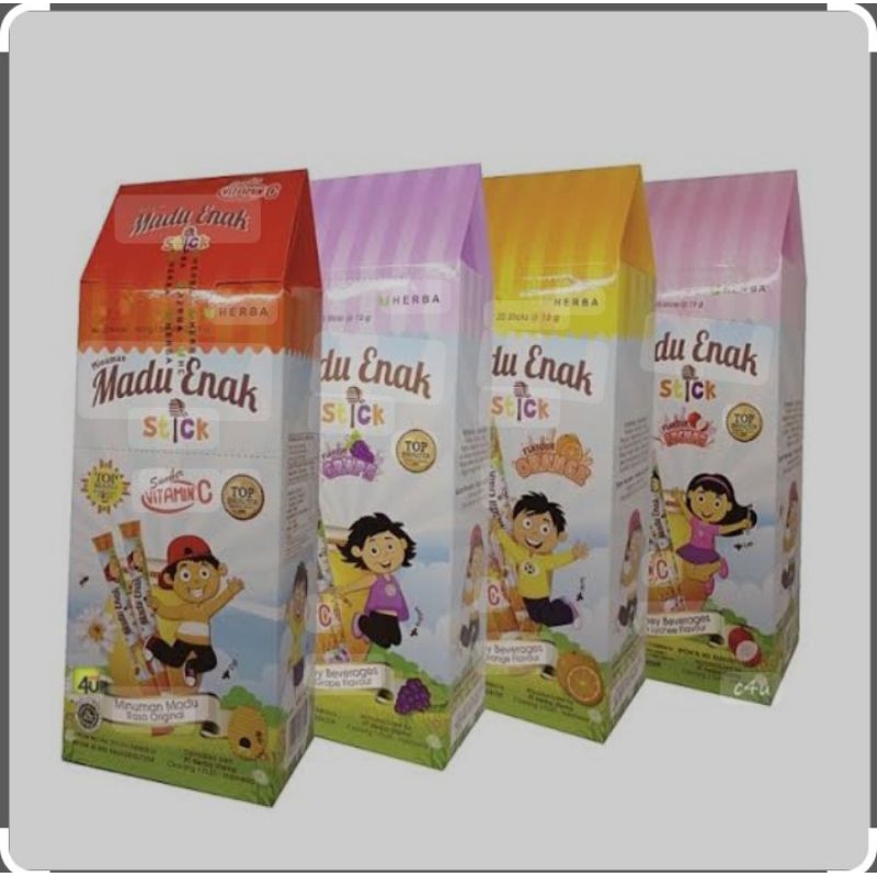 

Madu Stick Enak Murah isi 20 stick 1 Box