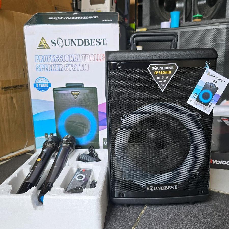 Speaker Portable Soundbest XR8 Soundbest XR-8 Soundbest XR 8 Portable 8 Inch Original