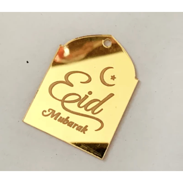 

Hiasan Hampers Tag Label Eid Mubarak Lebaran Acrylic Idul Fitri