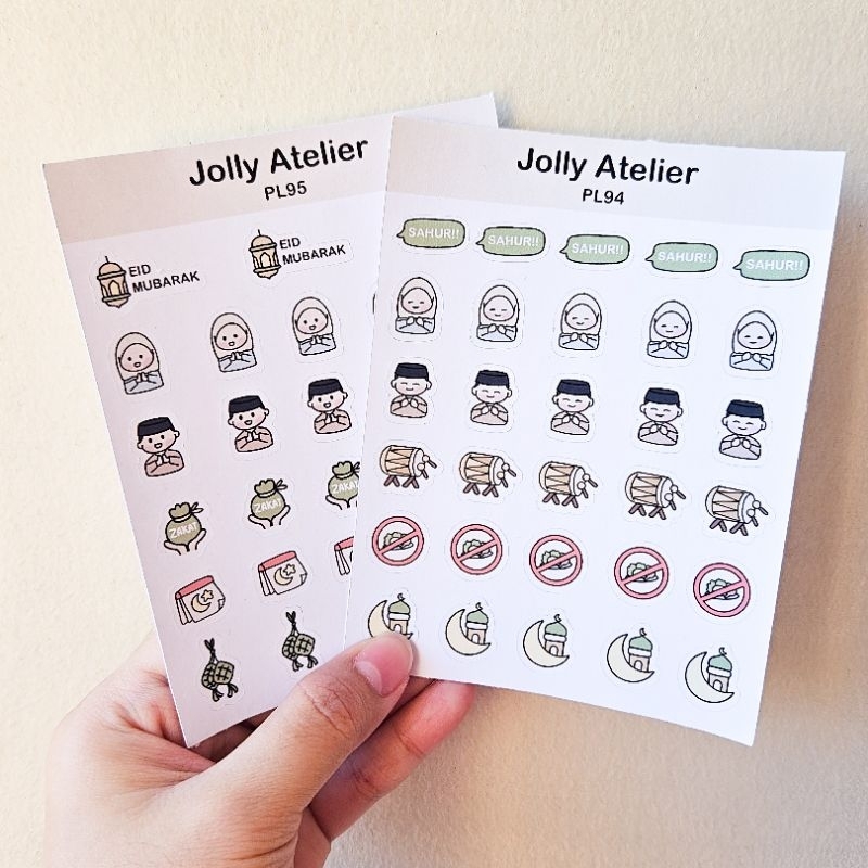 

Puasa dan Eid Mubarak Planner Sticker | Islamic Planner Sticker