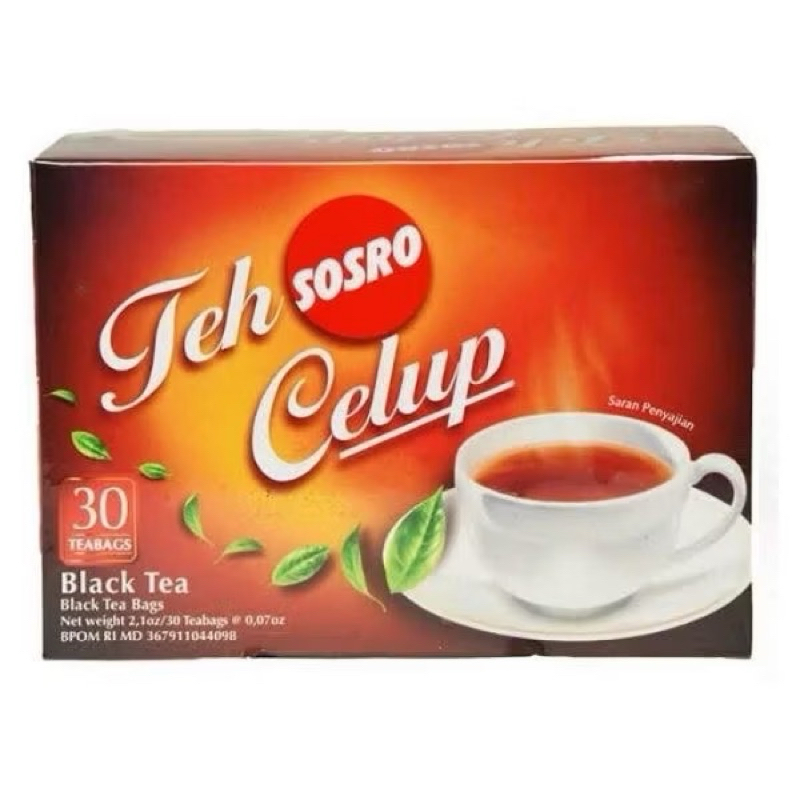 

Teh Celup Sosro 30 Bags - Teh Hitam berkualitas - Tea Bag
