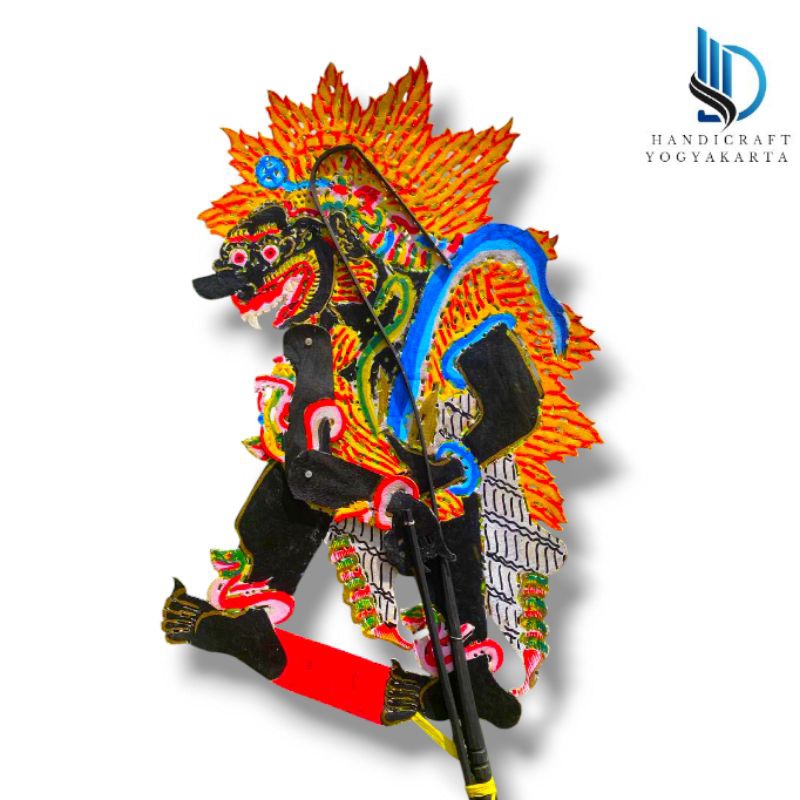 wayang kulit asli sapi Buto brahala hitam 55 cm Buto Amral