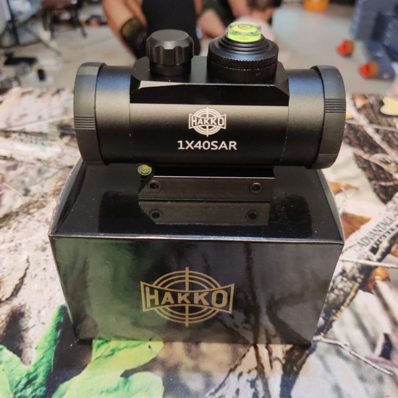 Red dot Hakko 1X40 SAR waterpass Ring Gold Redot Hakko Terbaru red dot teleskop hakkoo