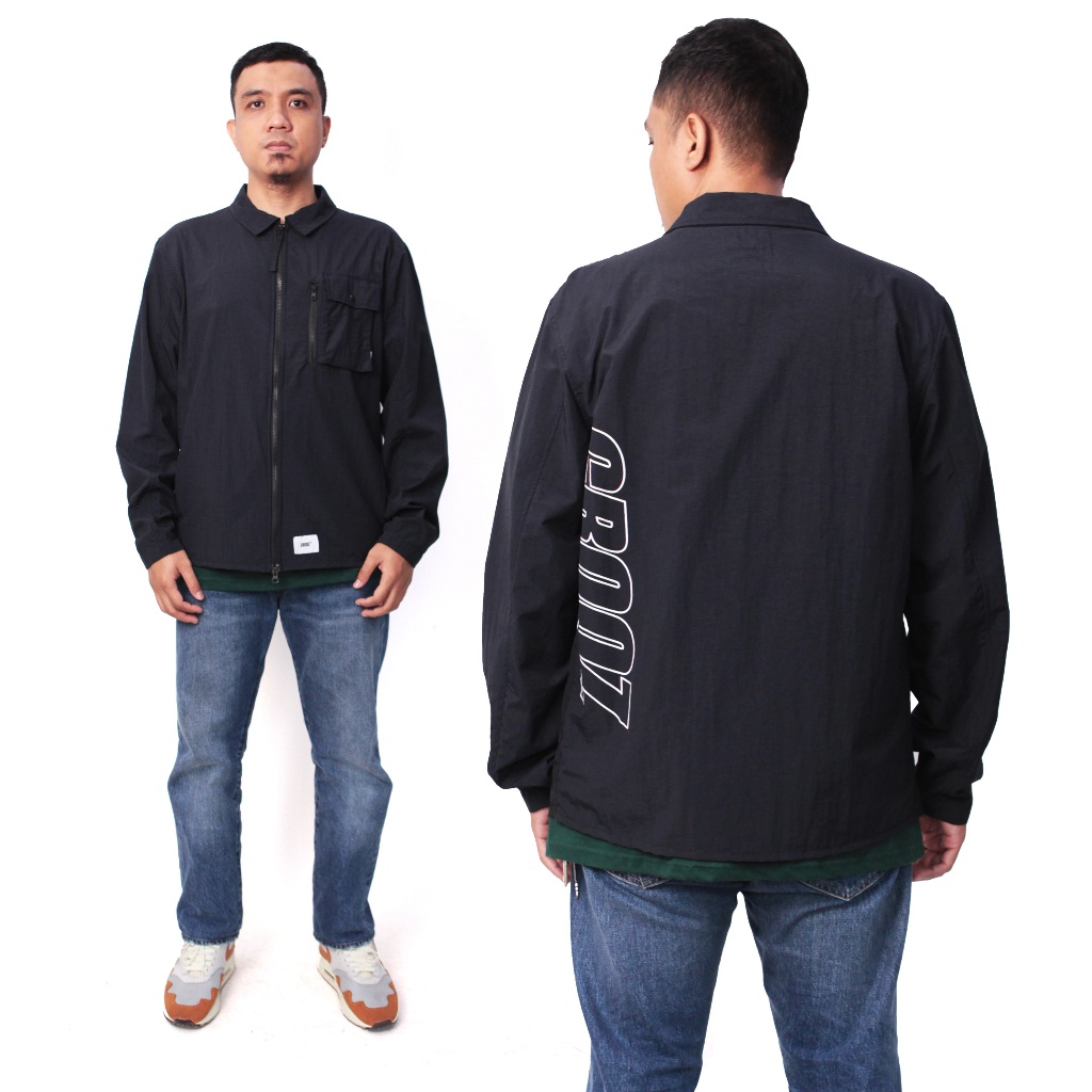 CROOZ ANZIO OVERSHIRT JACKET BLACK