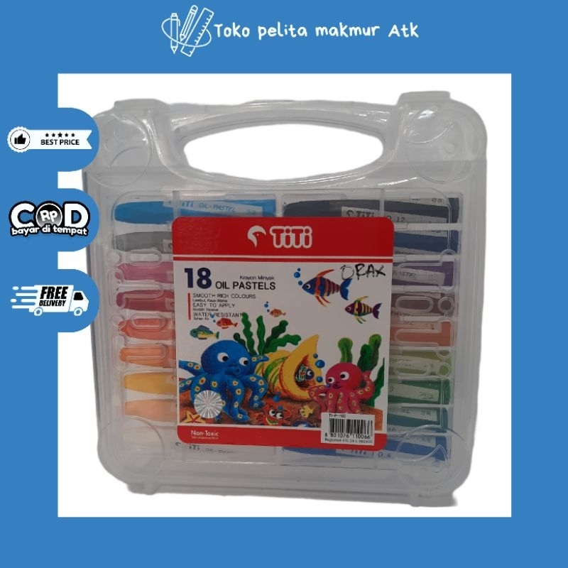 

CRAYON OIL PASTEL TITI 18 WARNA