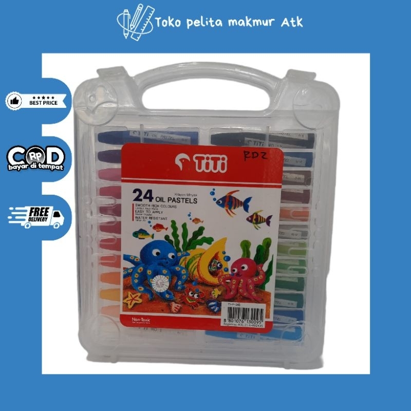

CRAYON OIL PASTEL TITI 24 WARNA