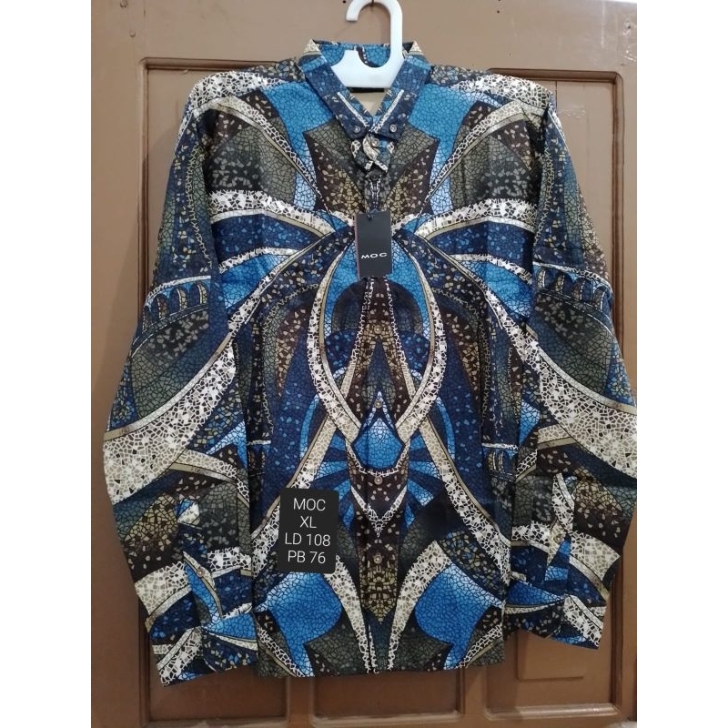 kemeja batik moc xl