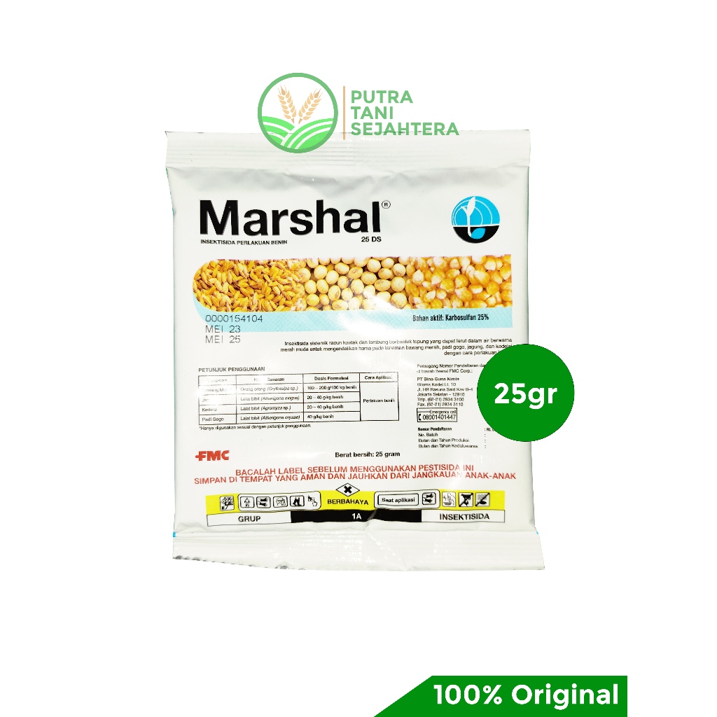 Insektisida Sistemik Marshal 25DS 25gr