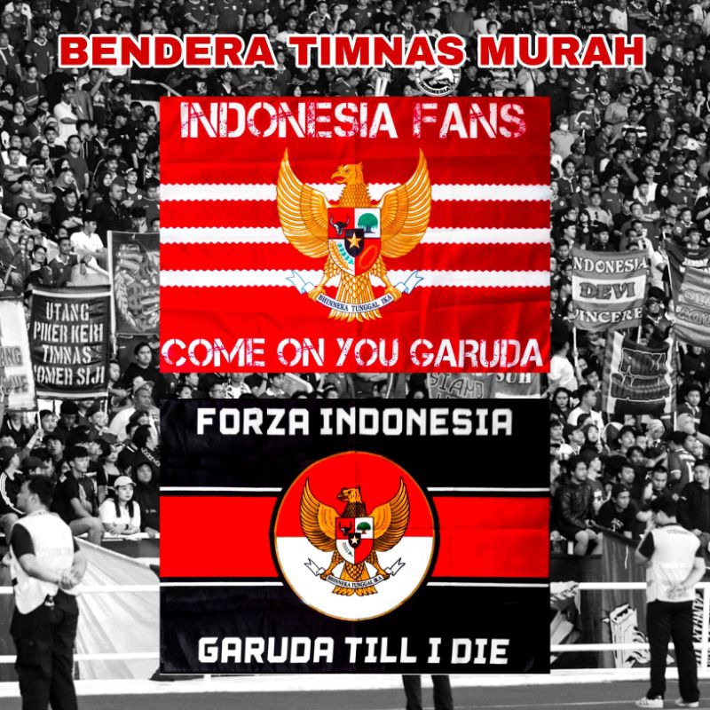 Bendera Flag Murah Timnas Indonesia Garuda Fans LA Grande Ultras Garuda