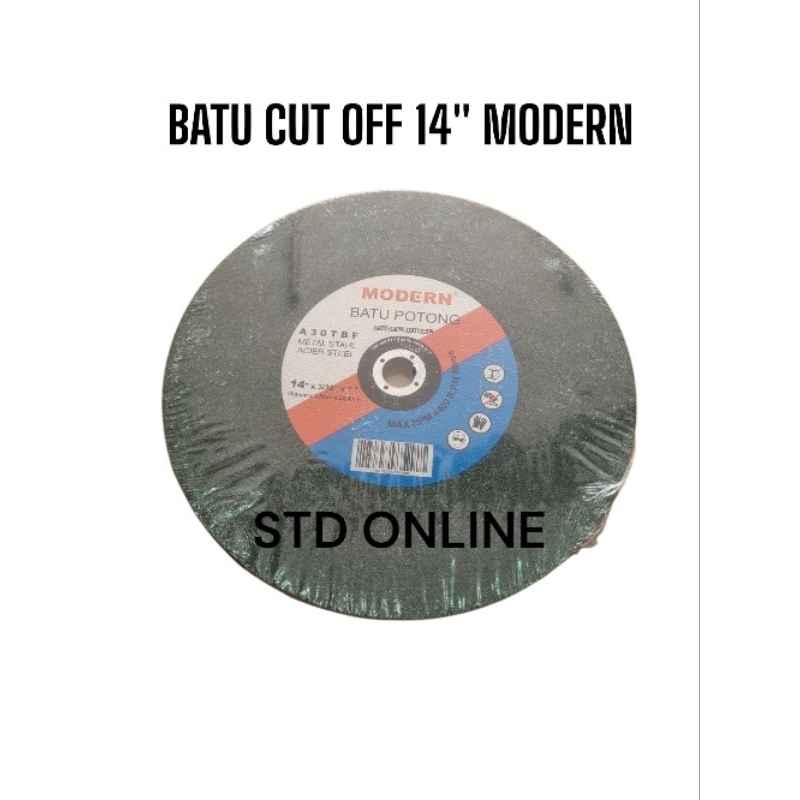 Batu Cut off 14inch x 2.5mm Modern / Batu potong cut off 14"  modern