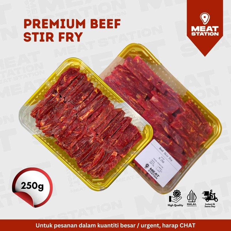 

AFGC Beef Stir Fry / Daging Sapi Untuk Tumis / Cepat Matang & Empuk