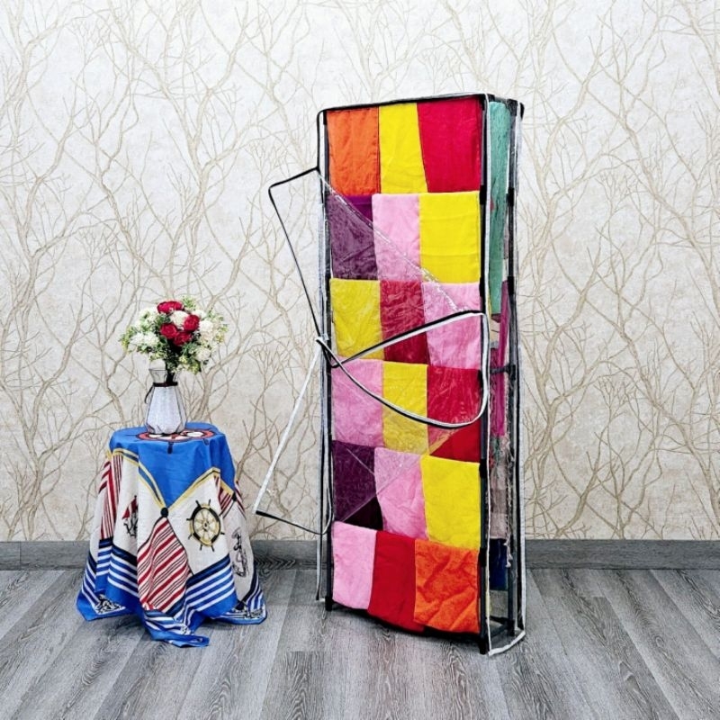 NINE BOX RAK JILBAB / OBRAL RAK HIJAB ANTI DEBU / RAK HIJAB KOKOH / RAK JILBAB AESTHETIC ANTI DEBU