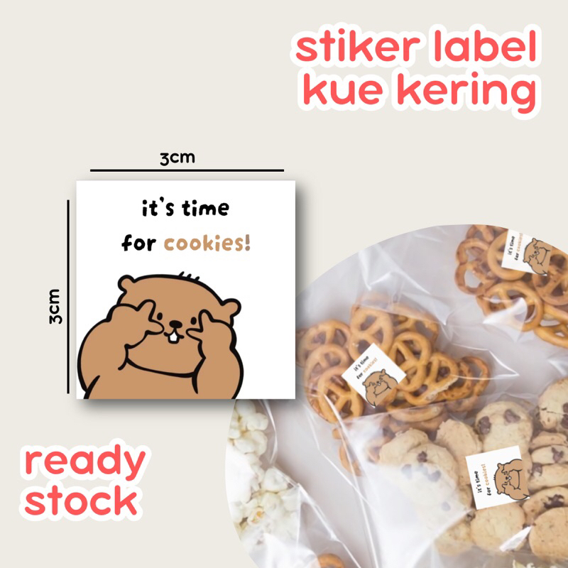 

Sticker Label Cookies | Stiker Label | Stiker Sealed Kue Kering desain lucu | Stiker segel kue | by.Selia