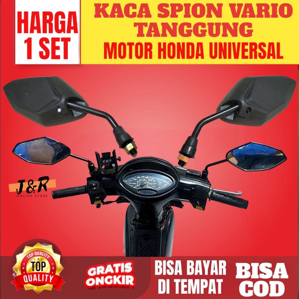 Kaca Spion Vario Tanggung Spion Standard Kaca Spion Universar Spion Motor Spion Vario Beat Scoopy