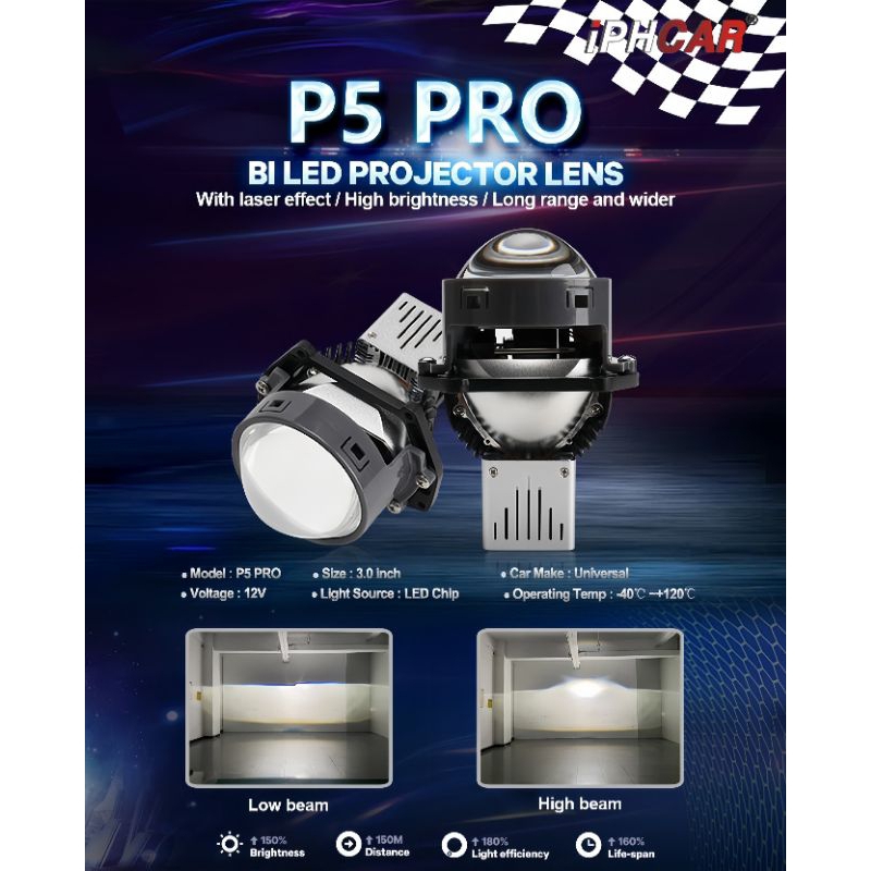 Bi-led Iphcar P5Pro #pro7#saber
#bebot
#orios
#osram
