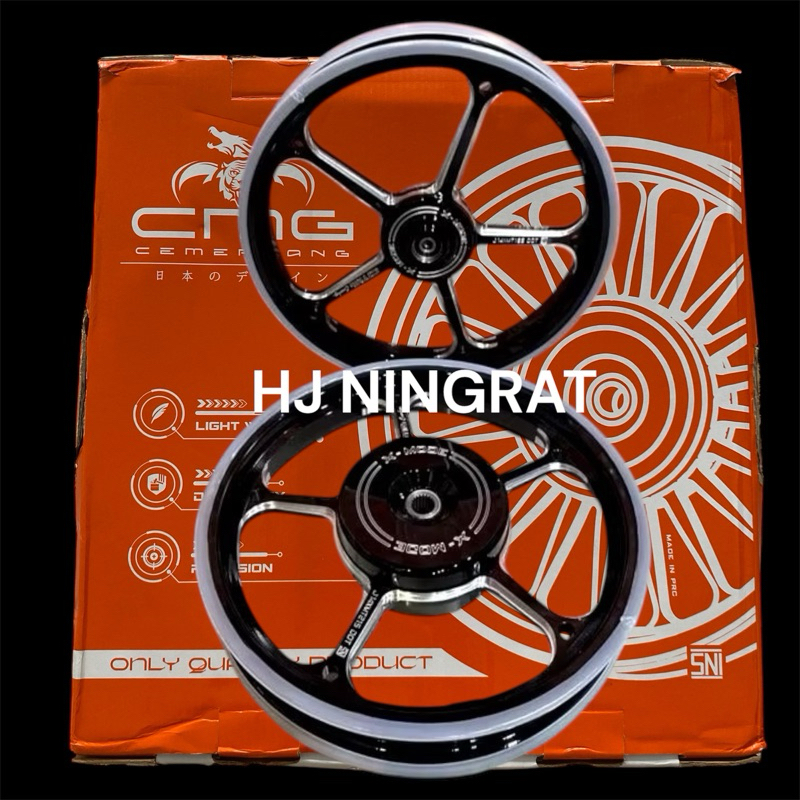 Velg Velek CMG X-Mode X Mode 505 R14 Honda Vario 125 150 Old New Silver