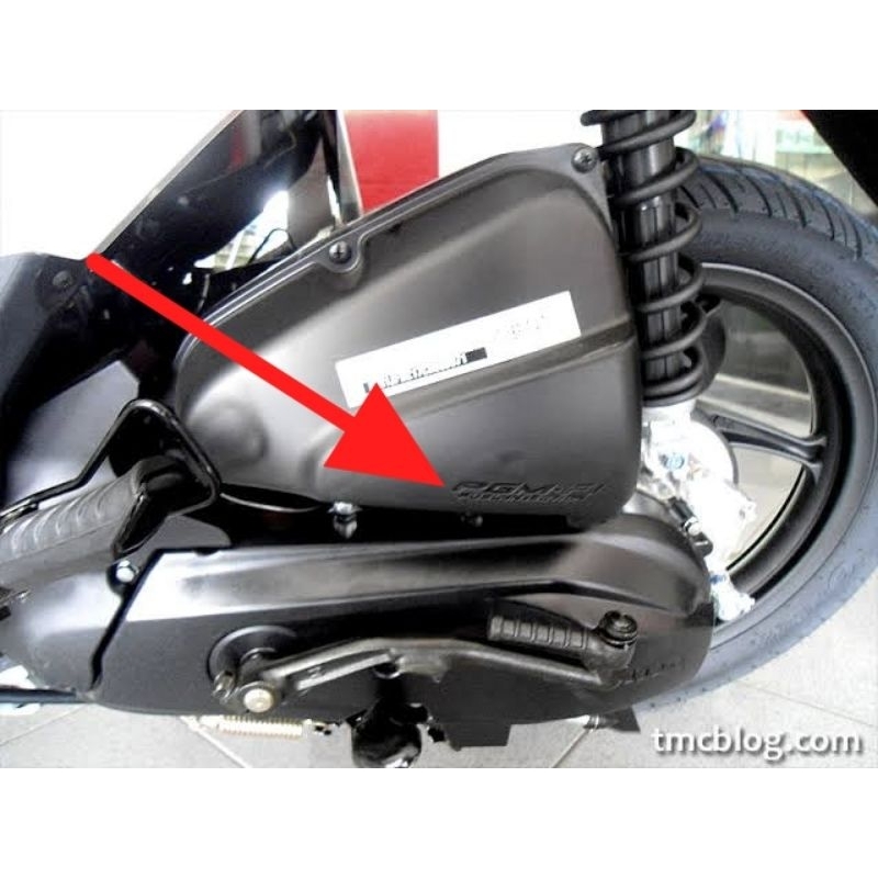 Cover Mesin Beat Fi Scoopy Fi Starter Kasar Shroud Inlet Exhaust Atas Bawah